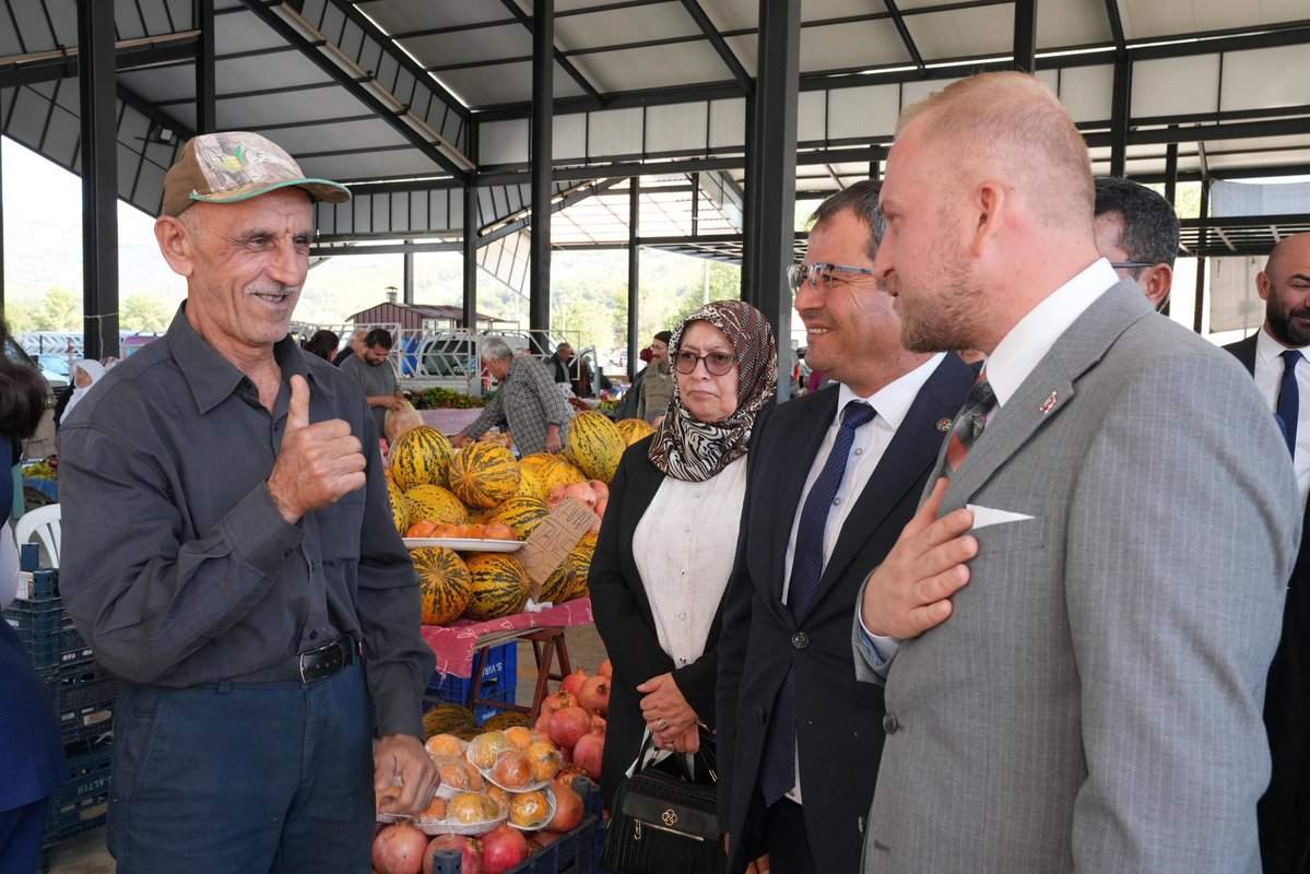 MHP Muğla İl Başkanı Burak Demirel, Seydikemer'de Üreticilerle Buluştu