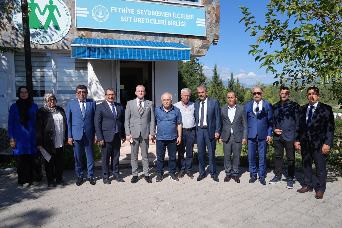 MHP Muğla İl Başkanı Burak Demirel, Seydikemer'de Ziyaretlerde Bulundu