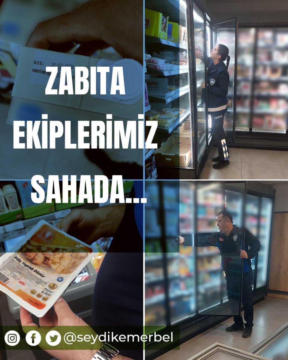 Seydikemer'de Halk Sağlığı İçin Zabıta Denetimi