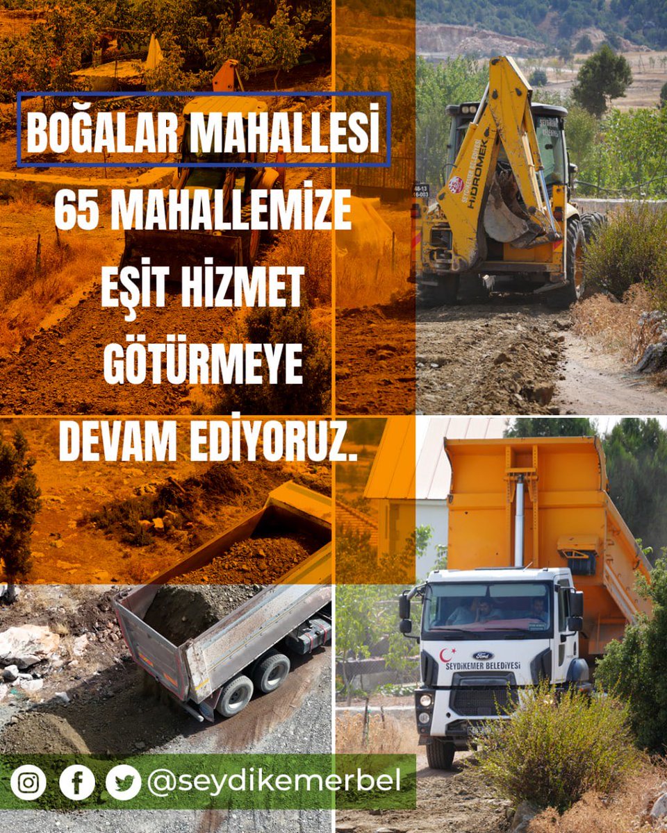 Seydikemer Belediyesi, İlçe Yollarında Yenileme Çalışmalarını Sürdürüyor