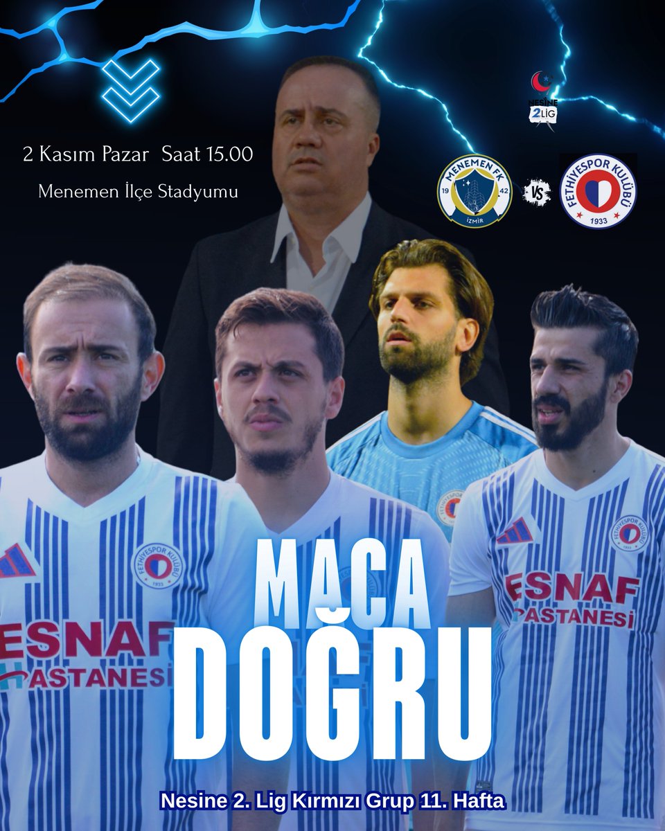 Menemen FK - Fethiyespor Maçına Doğru: 2. Lig Kırmızı Grup'ta 11. Hafta Heyecanı