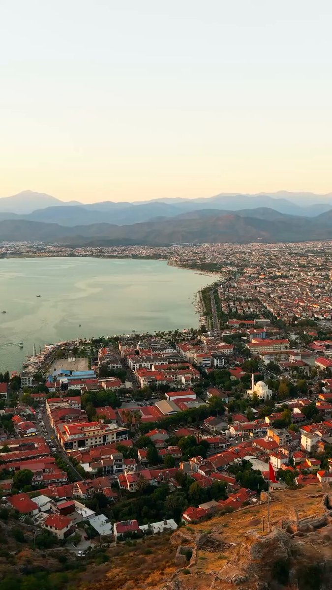 Fethiye'de Büyüleyici Akdeniz Gün Batımı