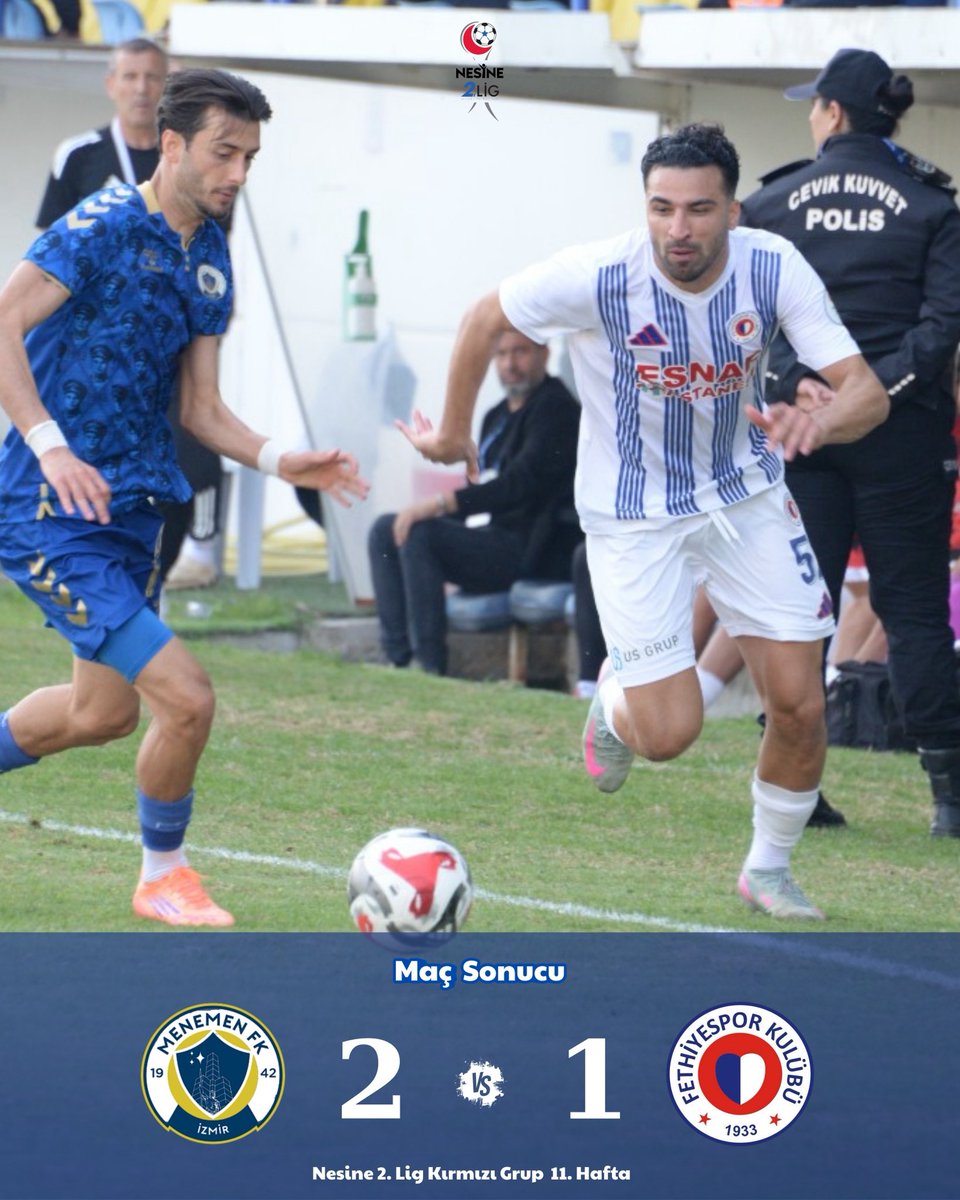 Fethiyespor, Menemen FK Maçını 2-1 Kaybetti