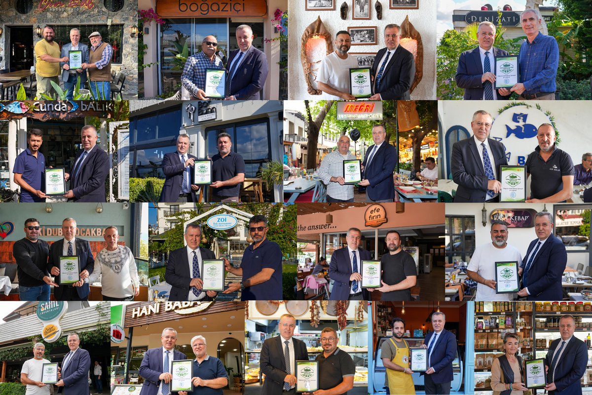 Fethiye'de Coğrafi İşaretli Yerel Ürün Dostu İşletmelere Belge
