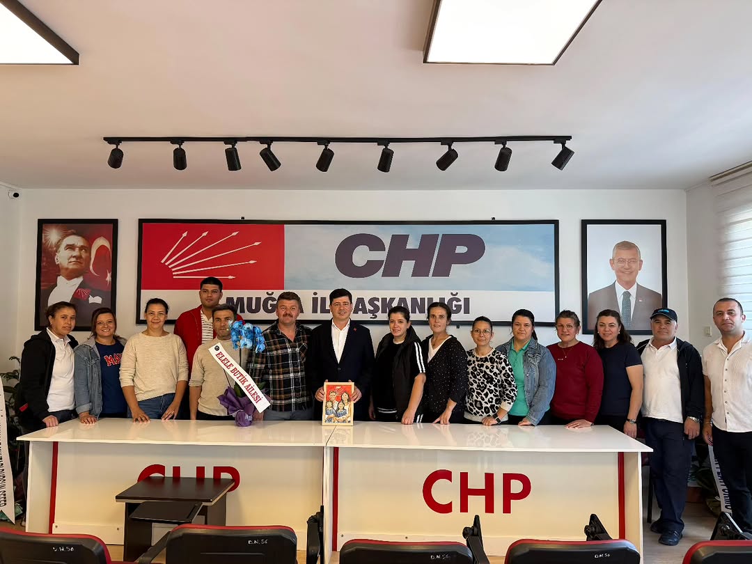 Elele Butik Çalışanları CHP Muğla İl Başkanlığı'nı Ziyaret Etti