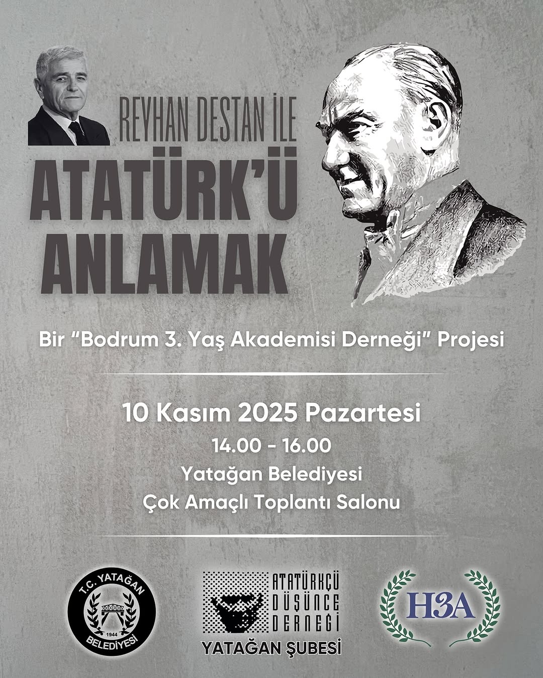 Yatağan'da 10 Kasım'da