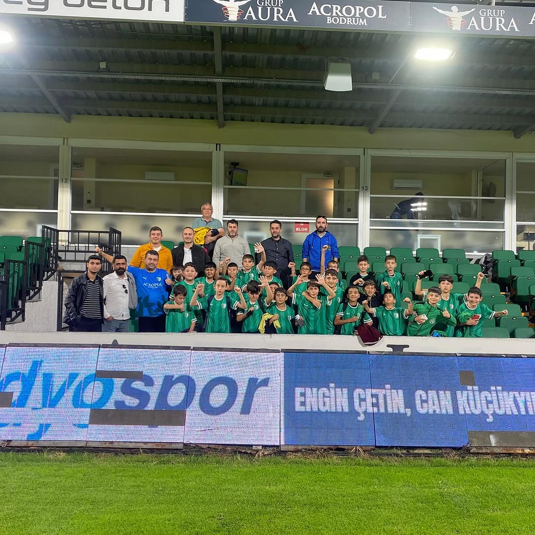 Yatağan Genç Futbolcular, Bodrumspor'un Galibiyet Maçında Sahne Aldı