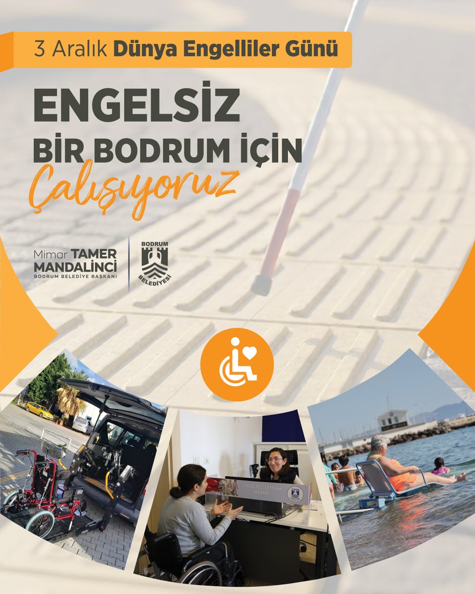 Bodrum Belediyesi, Engelsiz Bir Bodrum İçin Çalışmalarını Sürdürüyor