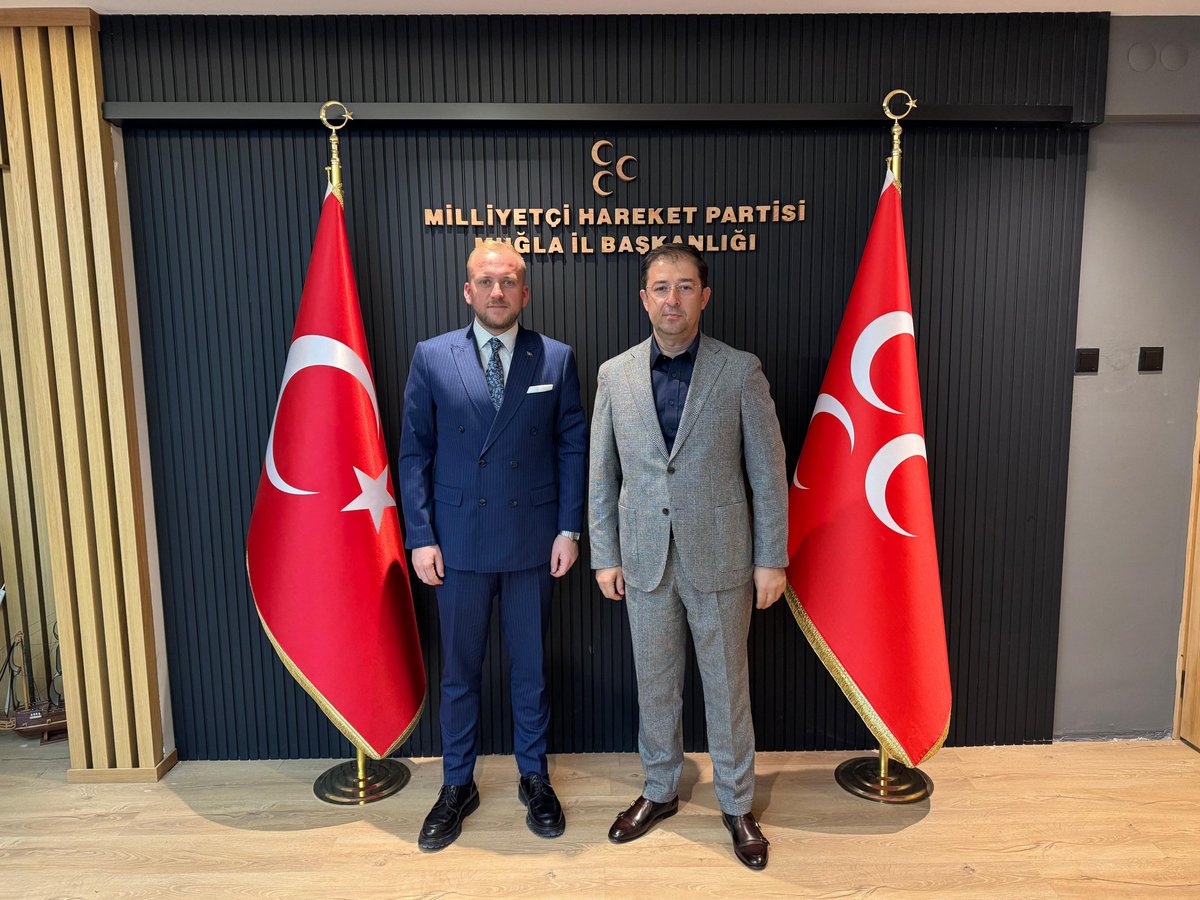 MHP Muğla İl Başkanı Burak Demirel, Eski Mersin İl Başkanı Serdar Soydan'ı Ağırladı