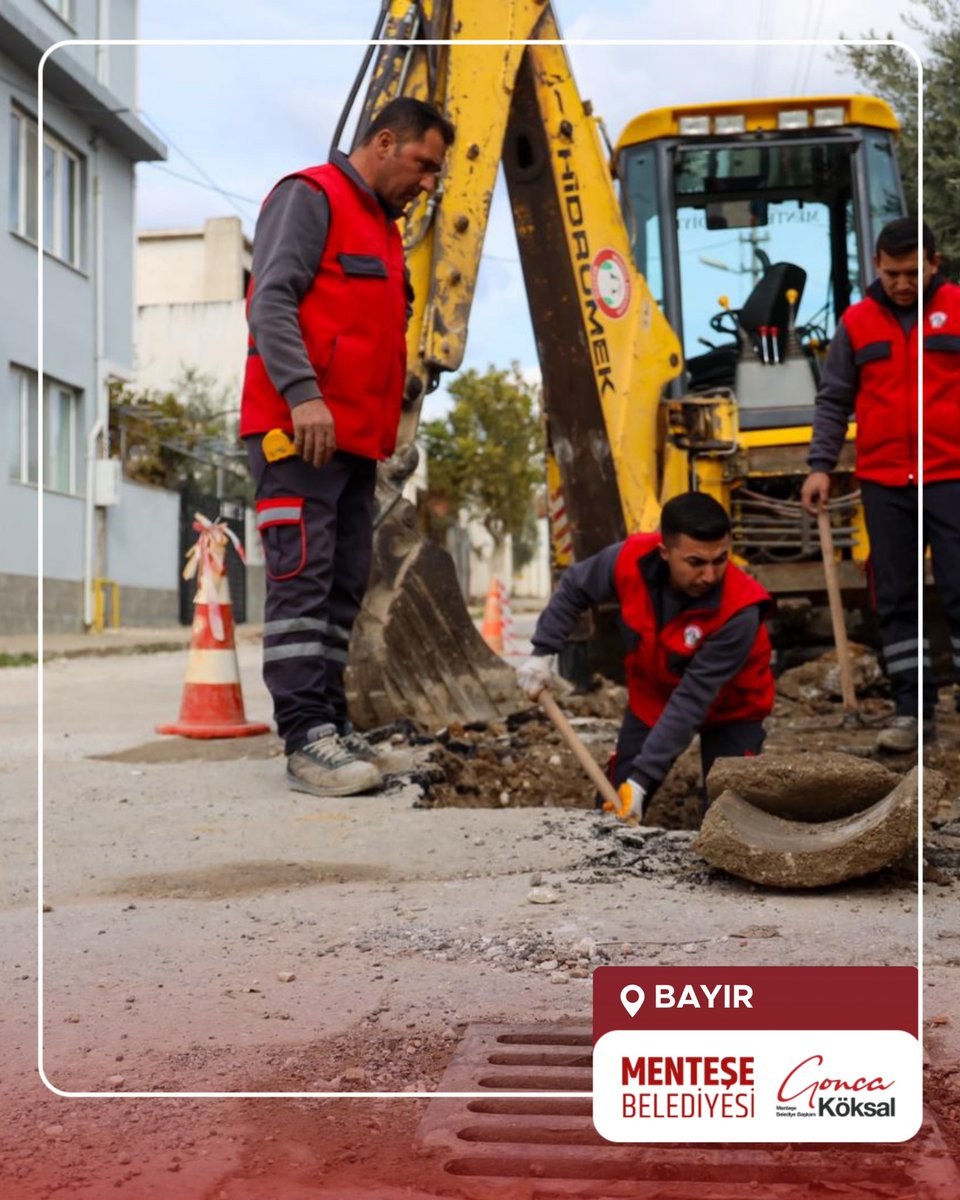 Menteşe Belediyesi Bayır Mahallesi'nde Altyapı ve Yol Çalışmalarını Tamamladı