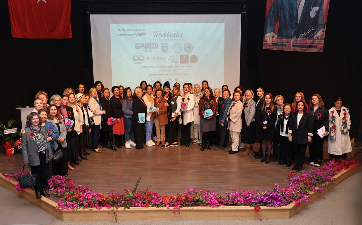 Bodrum'da Kadınların Seçme ve Seçilme Hakkının 91. Yılı Kutlandı