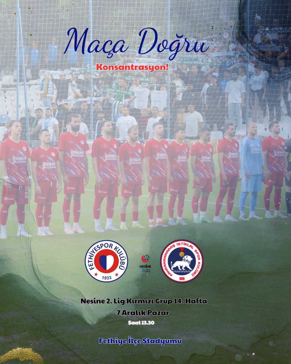 Fethiyespor, Sahasında Kahramanmaraş İstiklal'ı Konuk Edecek