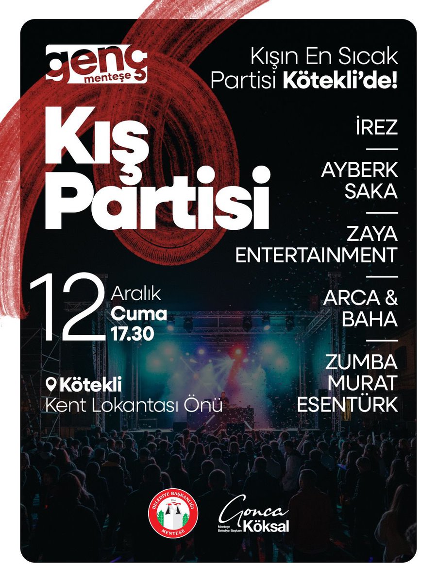 Menteşe Belediyesi Kötekli'de Kış Partisi Düzenliyor