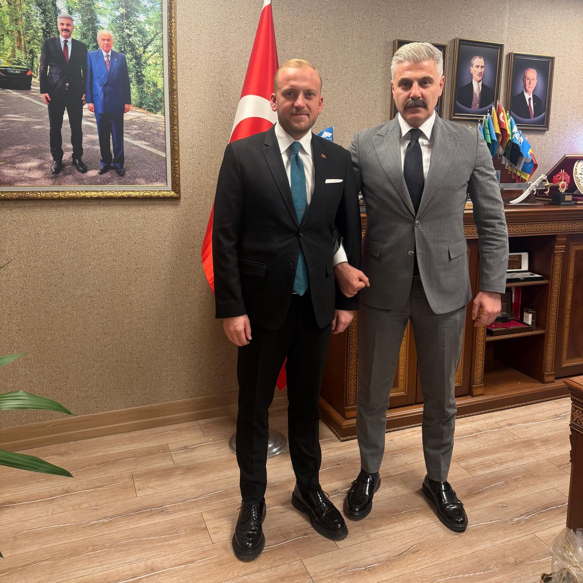 MHP Muğla İl Başkanı Burak Demirel, Merkez Disiplin Kurulu Başkanı'nı Ziyaret Etti