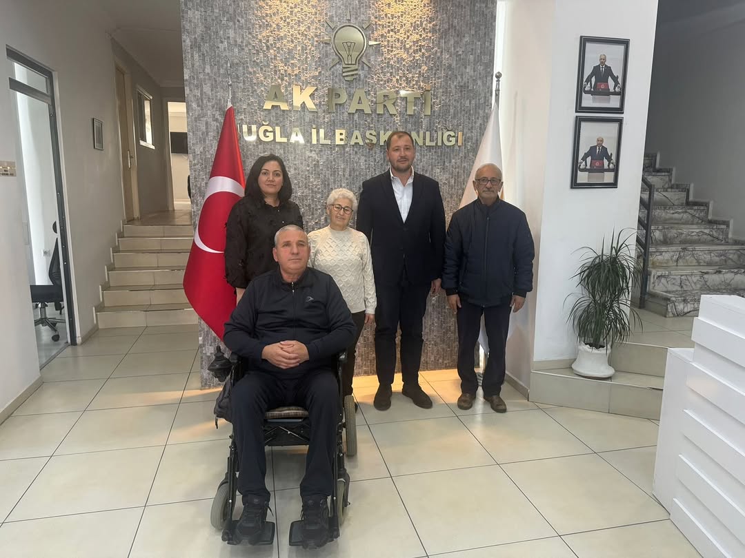 AK Parti Muğla İl Başkanlığı'nı Engelliler Derneği Ziyaret Etti