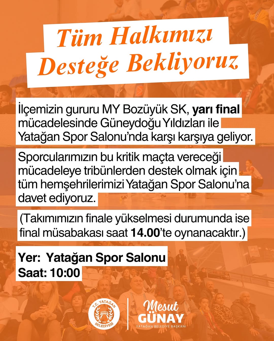 Yatağan'ın Gururu MY Bozüyük SK, Yarı Finalde Sahne Alacak