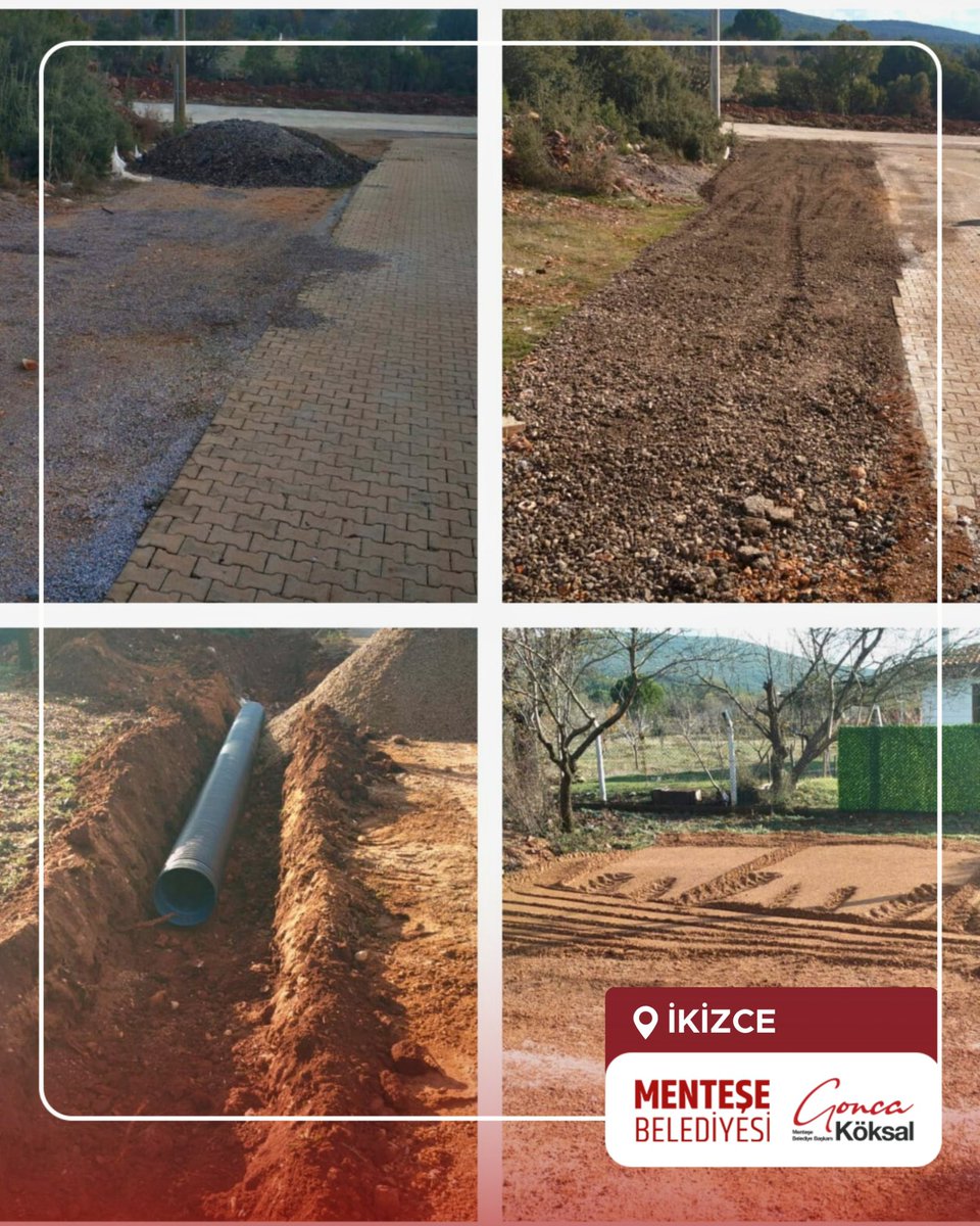 Menteşe'de İmar ve Altyapı Çalışmaları Hız Kesmiyor