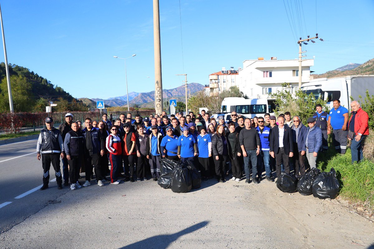Dalaman Belediyesi Temizlik Seferberliğinin Dokuzuncu Haftası Tamamlandı