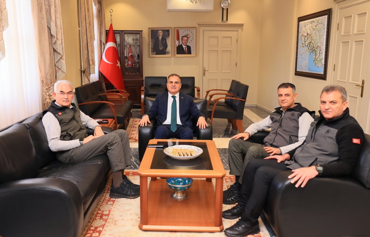 Muğla'da Orman Genel Müdürü Bekir Karacabey'den Vali Akbıyık'a Ziyaret ve ORKÖY Projesi Görüşmesi