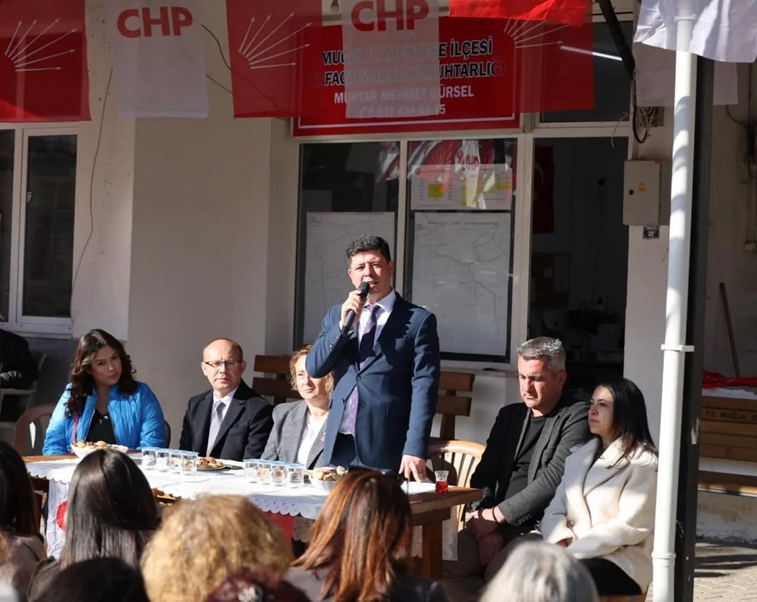 CHP Muğla İl Başkanlığı Kafaca Mahallesi'nde Halkla Buluştu
