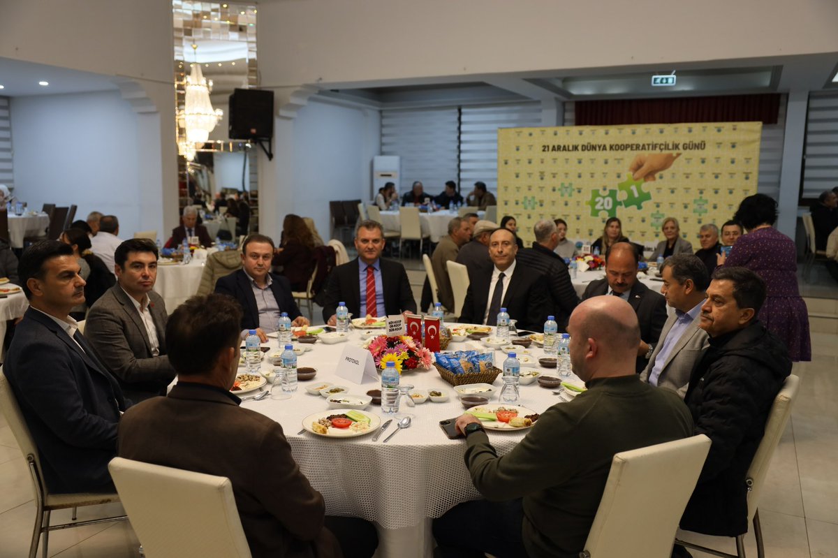 Muğla'da Dünya Kooperatifçilik Günü Aile Yemeği ile Kutlandı