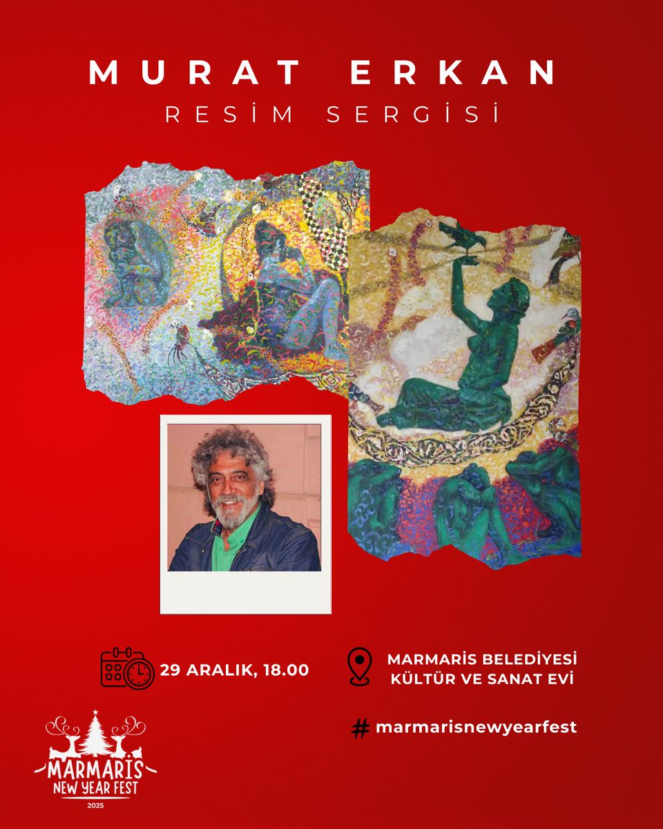 Marmaris'te Murat Erkan Resim Sergisi Sanatseverlerle Buluşuyor