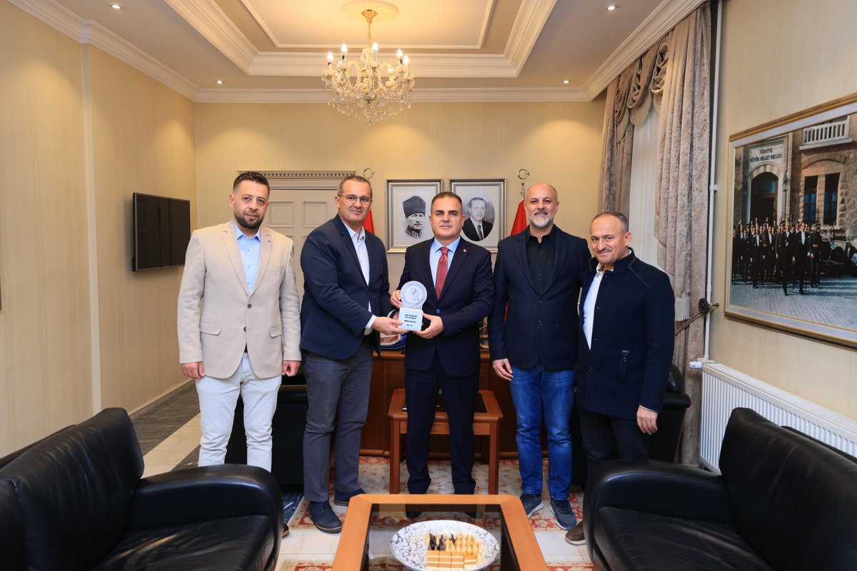 Muğla Mermerciler Derneği Yönetimi Vali Akbıyık'ı Ziyaret Etti