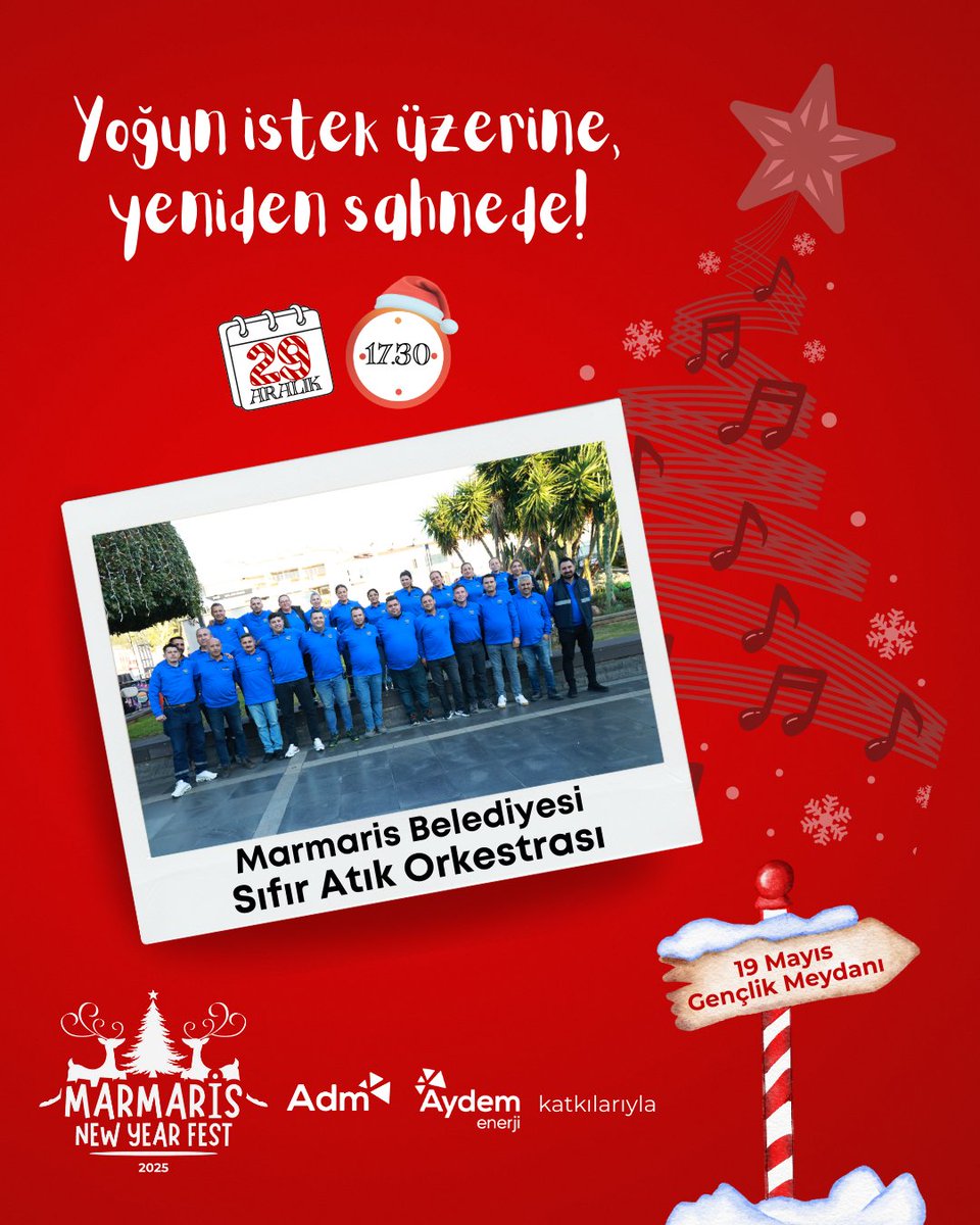 Marmaris'te Yeni Yıl Konseri: Sıfır Atık Orkestrası Geri Dönüyor