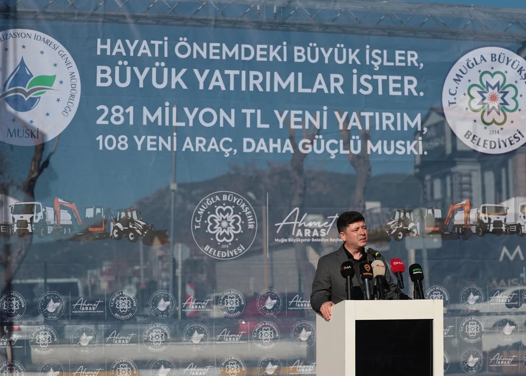 Muğla Büyükşehir Belediyesi'ne 108 Yeni Hizmet Aracı Katıldı