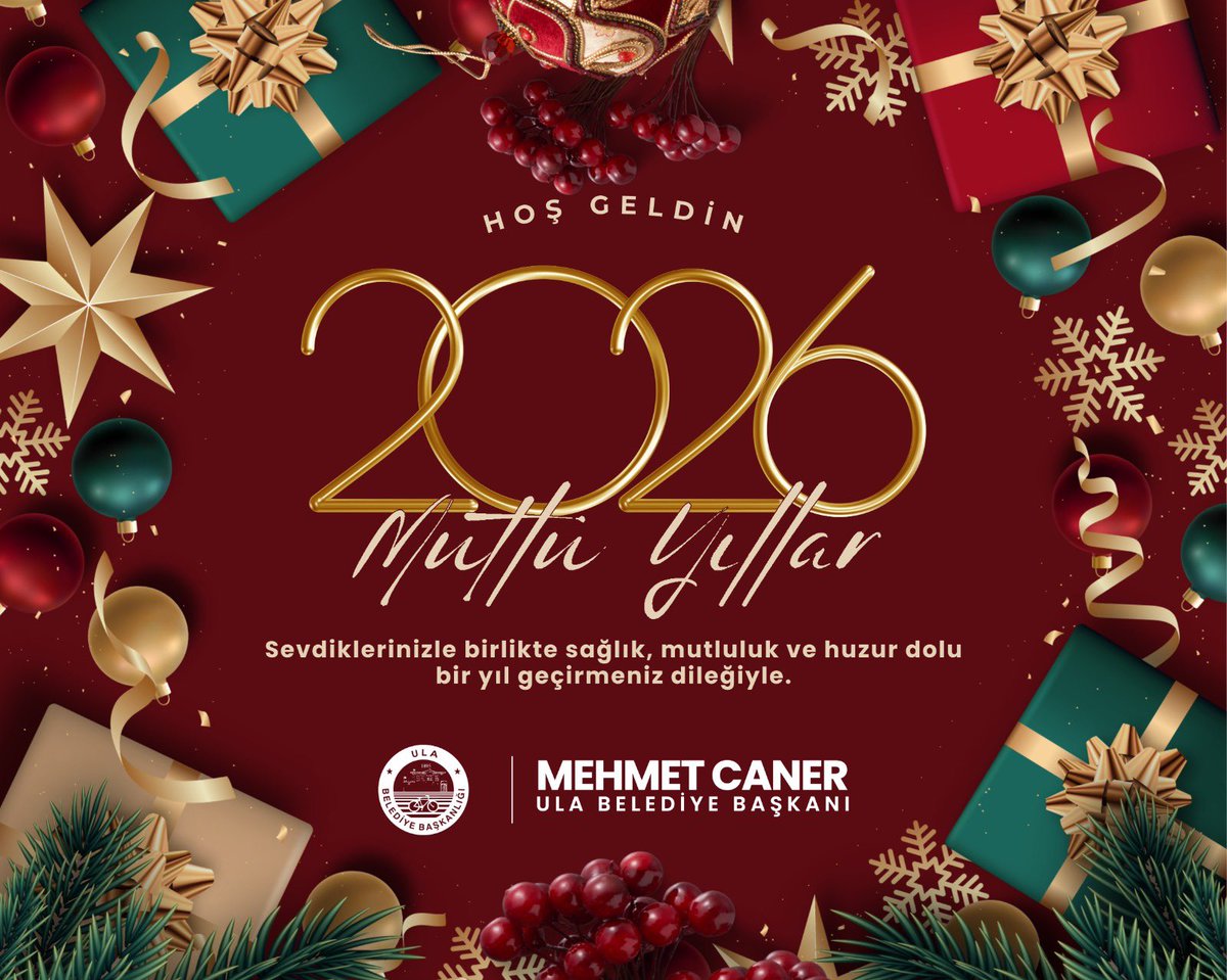 Ula Belediyesi'nden Yeni Yıl Mesajı: 