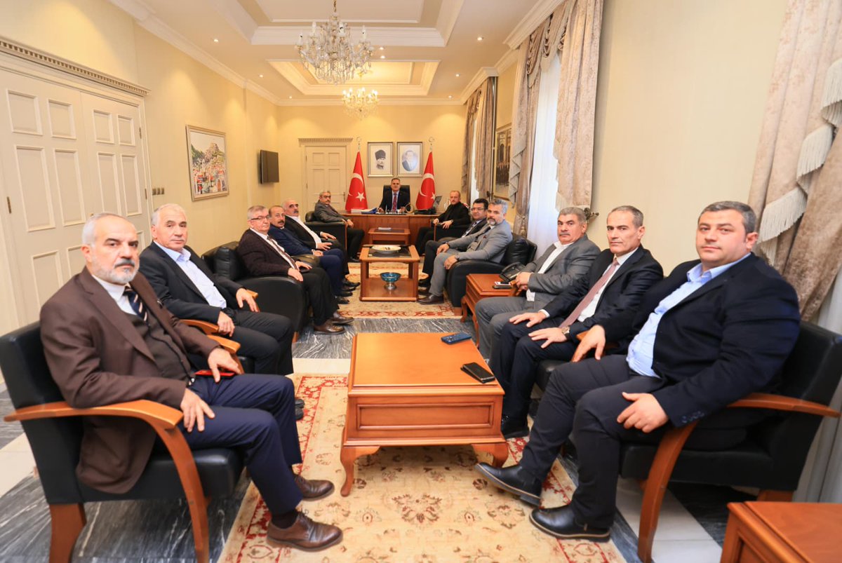 MHP Aydın ve Muğla İl Başkanları, Muğla Valisi Akbıyık'ı Ziyaret Etti