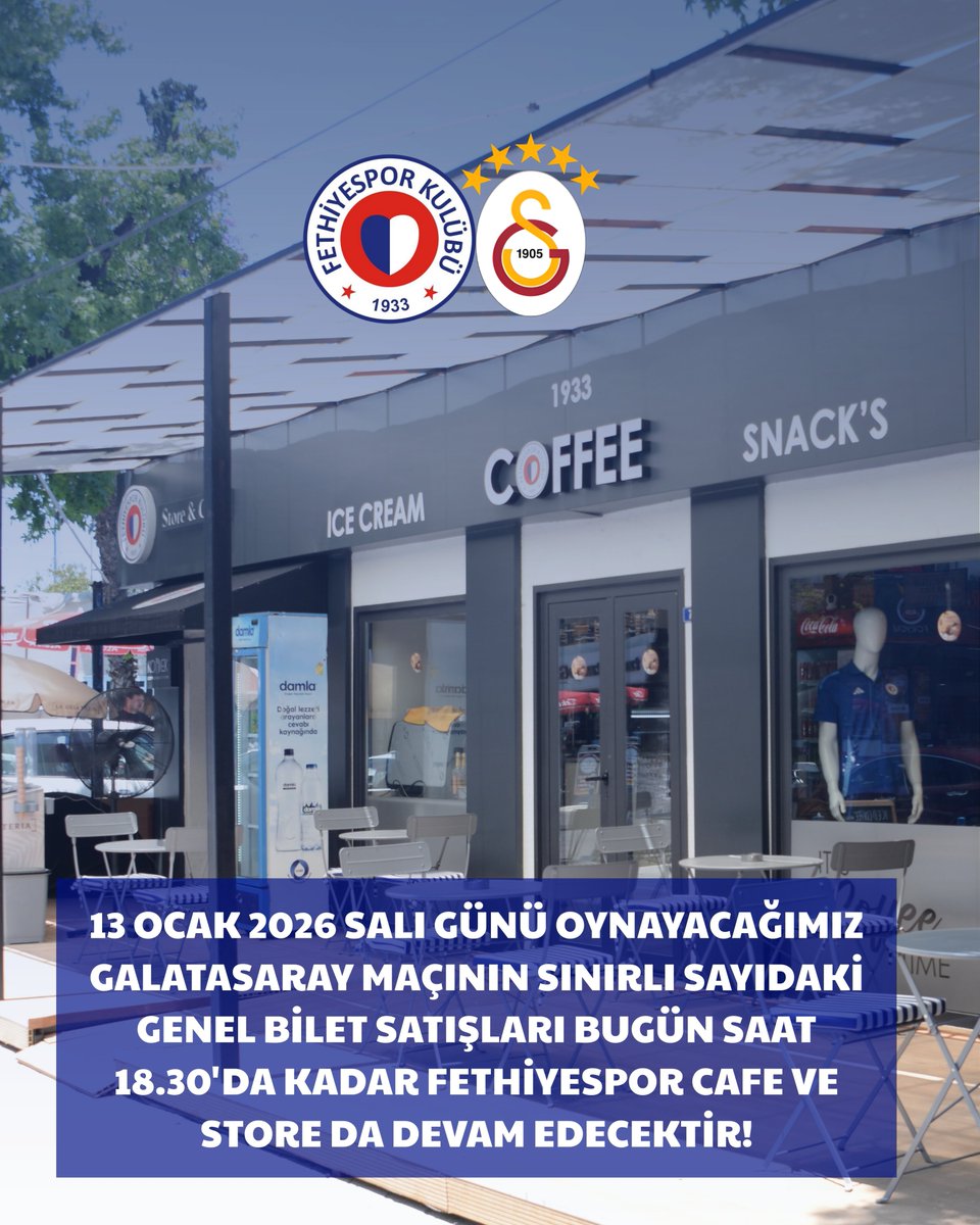 Fethiyespor-Galatasaray Maçı İçin Bilet Satışları Sona Yaklaşıyor