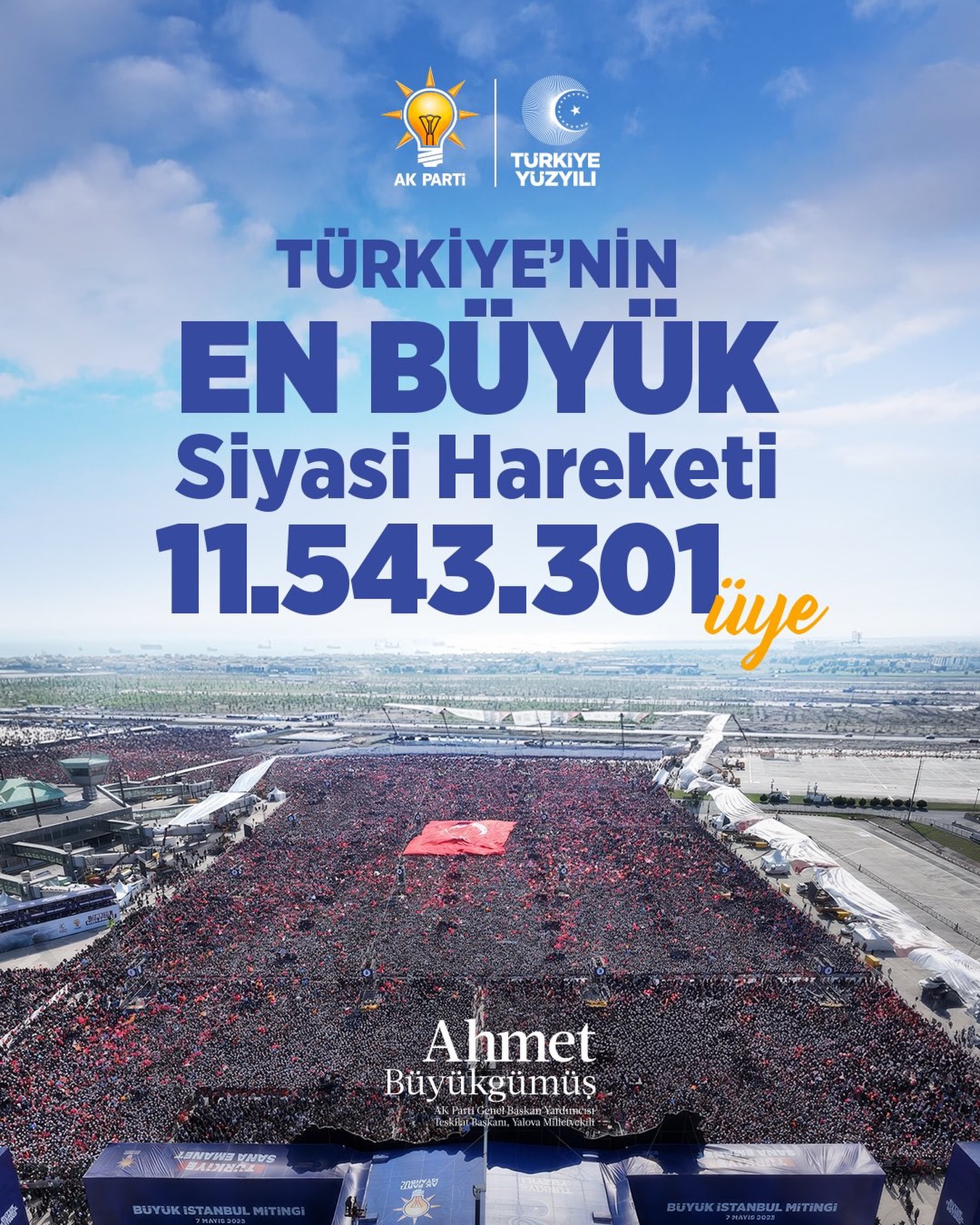 AK Parti Üye Sayısında Tarihi Artış: 11.5 Milyon Sınırı Aşıldı