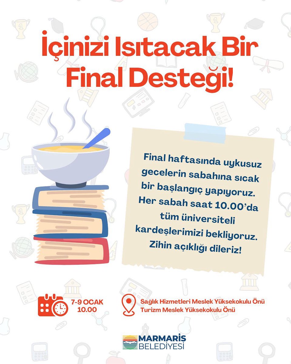 Marmaris'te Üniversiteli Gençlere Sıcak Kahvaltı Desteği