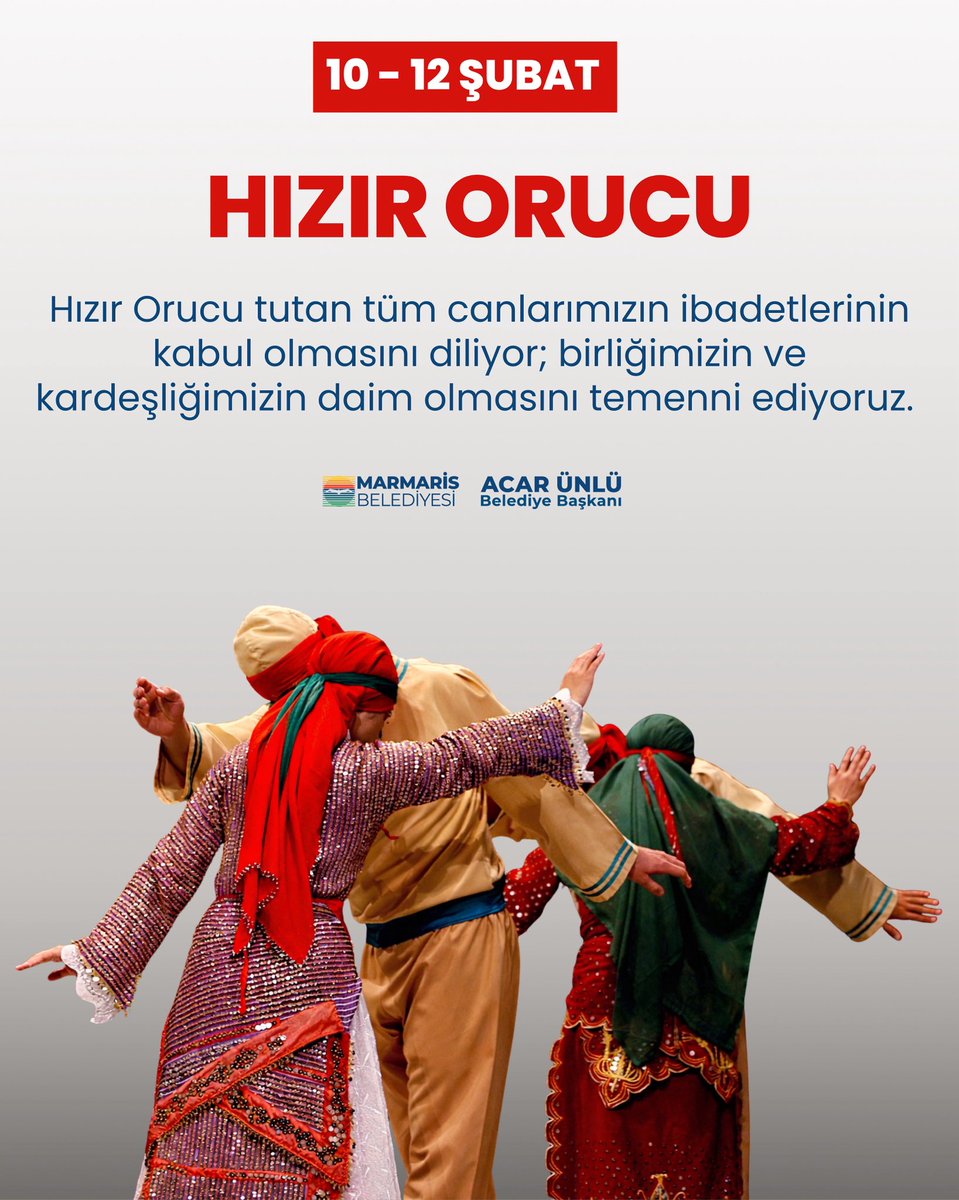 Marmaris'te Hızır Orucu İbadeti Sonrası Barış ve Birlik Mesajı