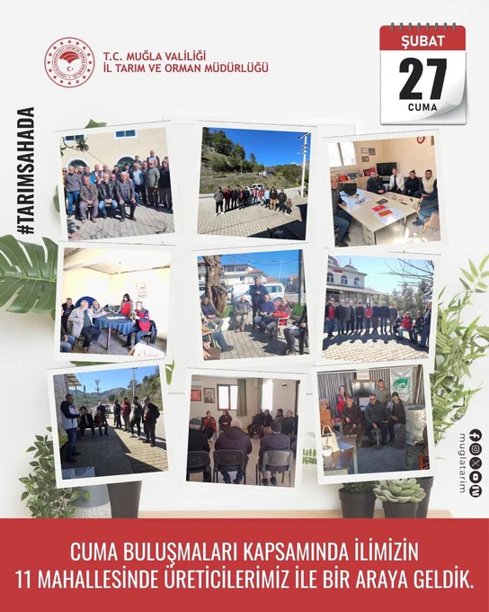 Muğla'da Üreticilerle Tarım ve Orman Müdürlüğü Buluşması