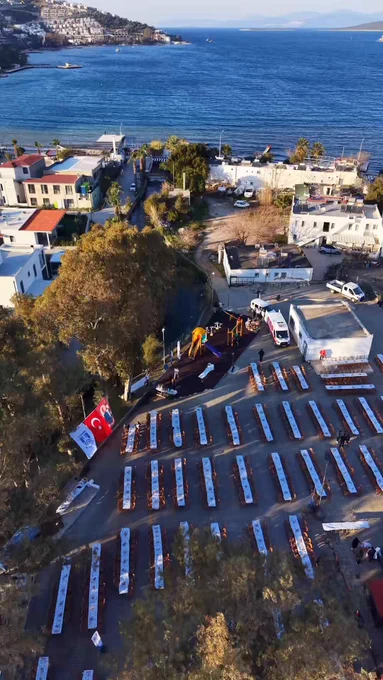 Bodrum'da Ramazan Sofraları Vatandaşlarla Buluşuyor