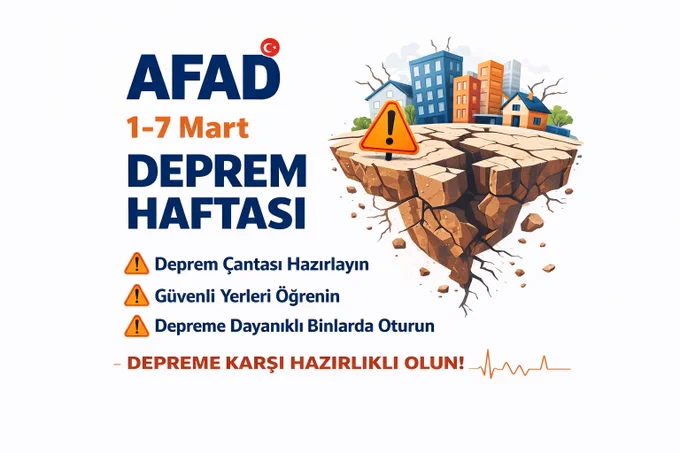 Muğla AFAD'dan Deprem Haftası'nda Hayat Kurtaran Uyarılar