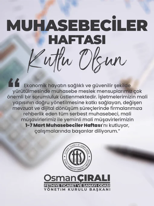 Fethiye'de Muhasebeciler Haftası Kutlandı