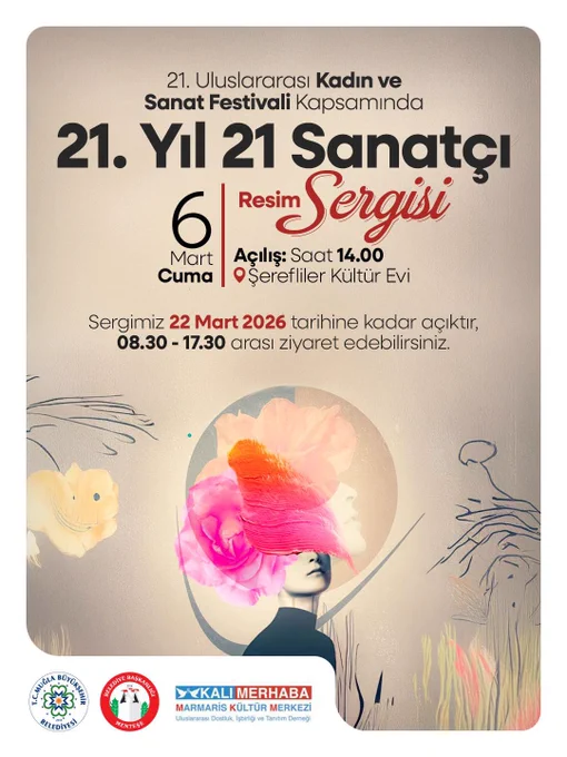 Menteşe'de Uluslararası Kadın ve Sanat Festivali Kapsamında Resim Sergisi Açılıyor