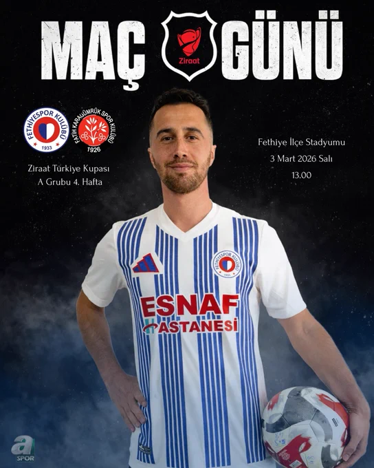 Fethiyespor, Türkiye Kupası'nda Fatih Karagümrük ile Karşılaşıyor