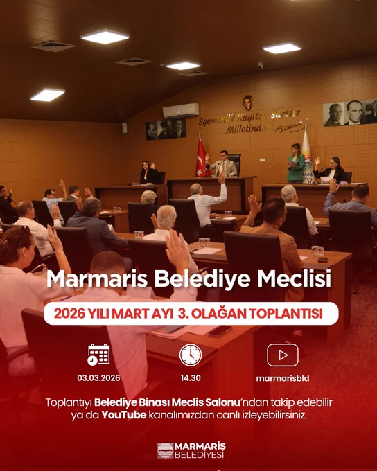 Marmaris Belediyesi Meclisi 2026 Yılı 3. Olağan Toplantısı Canlı Yayın