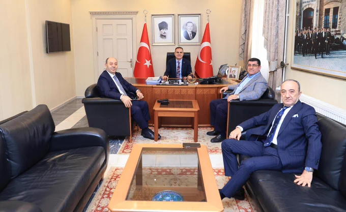 Kayserispor Başkanı ve İş İnsanları Muğla Valisi'ni Ziyaret Etti
