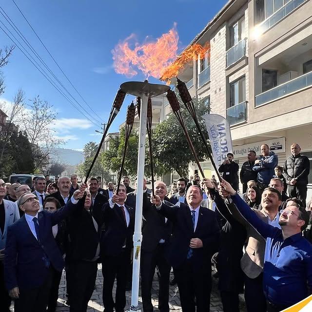 Milas'ta Doğalgaz İlk Ateş Töreni Gerçekleştirildi