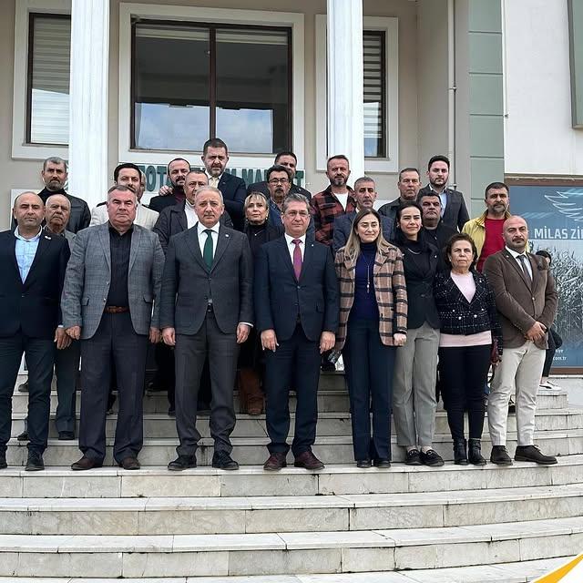 AK Parti Muğla Heyeti'nden Milas Ziraat Odası'na Ziyaret