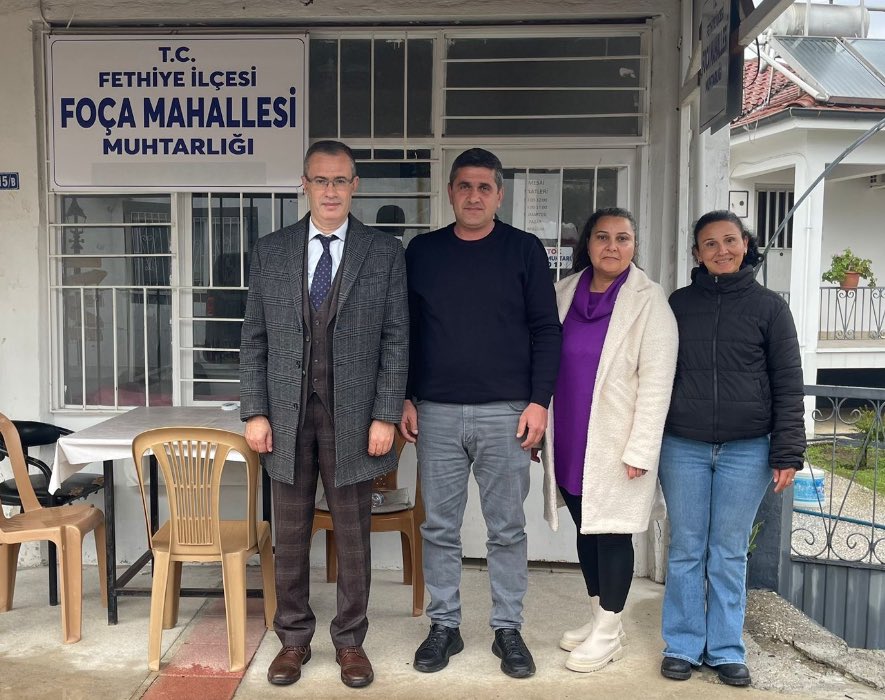 Fethiye Kaymakamı Foça Mahalle Muhtarlığını Ziyaret Etti