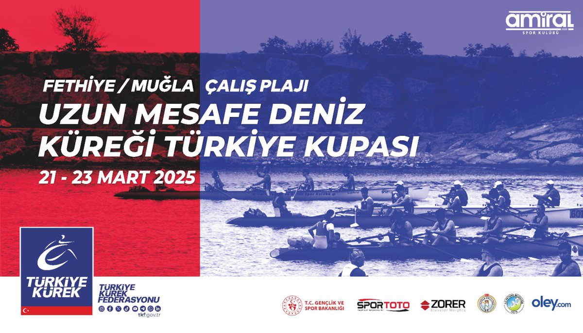 Fethiye'de Uzun Mesafe Deniz Küreği Türkiye Kupası Düzenlenecek