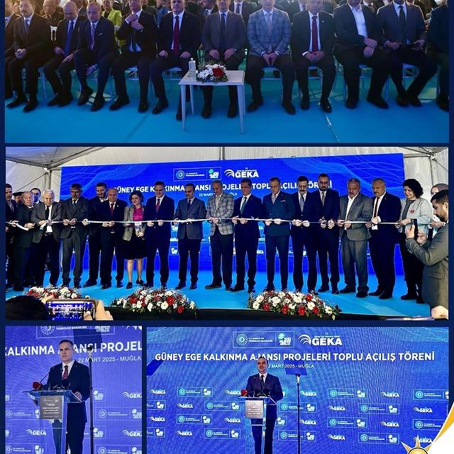 Muğla'da GEKA Projeleri İçin Toplu Açılış Töreni Düzenlendi