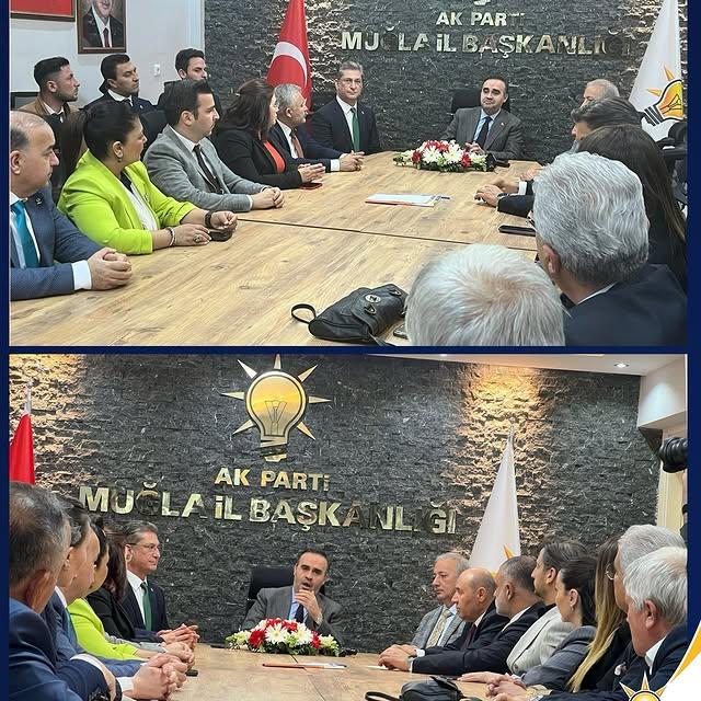 Sanayi ve Teknoloji Bakanı Kacır, AK Parti Muğla İl Başkanlığını Ziyaret Etti
