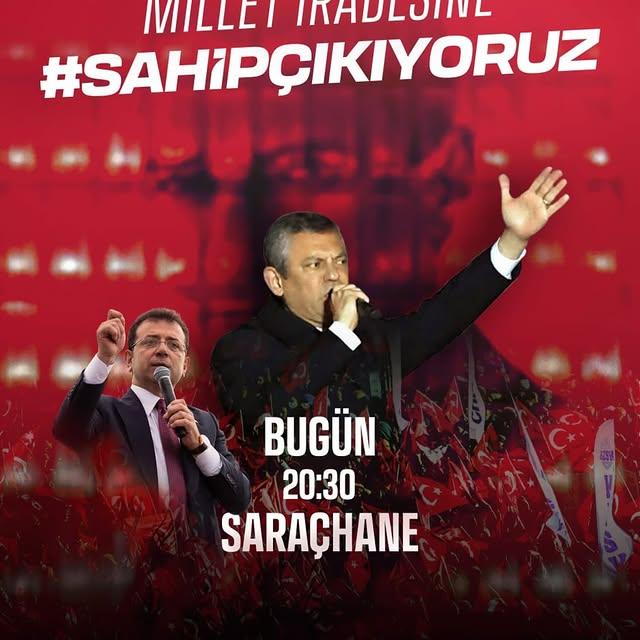 CHP Muğla'da Saraçhane Meydanı'nda Buluşma Düzenliyor